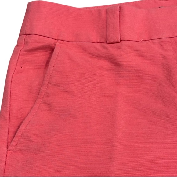 Ann Taylor LOFT Size 6 Peachy Pink Cropped Wide Leg Riviera Pants Cotton-Rayon - Picture 2 of 7